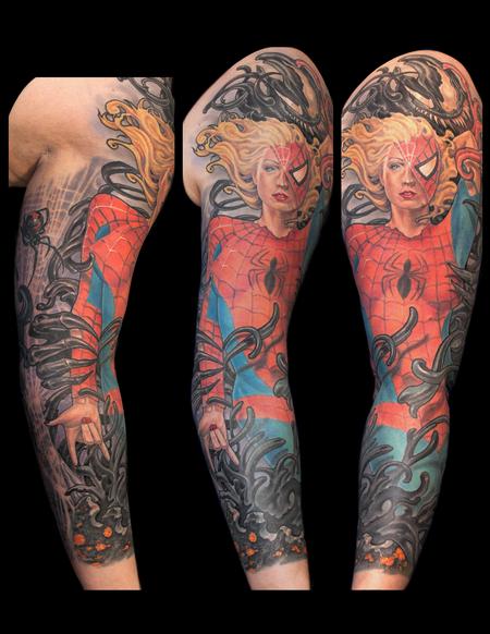 Tattoos - spider woman - 127319